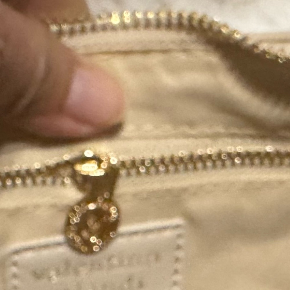Valentino Orlandi Cream Studded Shoulder Bag with wallet - Picture 6 of 6